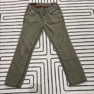 Rock Revival Olive Green Jeans